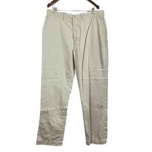 Polo Ralph Lauren Khaki Classic Chino Cotton Prospect Pants Men's Size 38 x 34